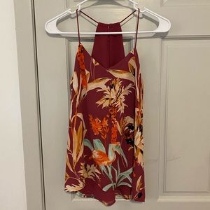 Women’s EXPRESS tropical floral top xs